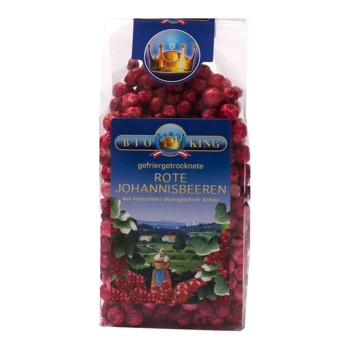 Bioking Johannisbeeren rot gefriergetrocknet 45 g Bioking Johannisbeeren rot gefriergetrocknet 45 g