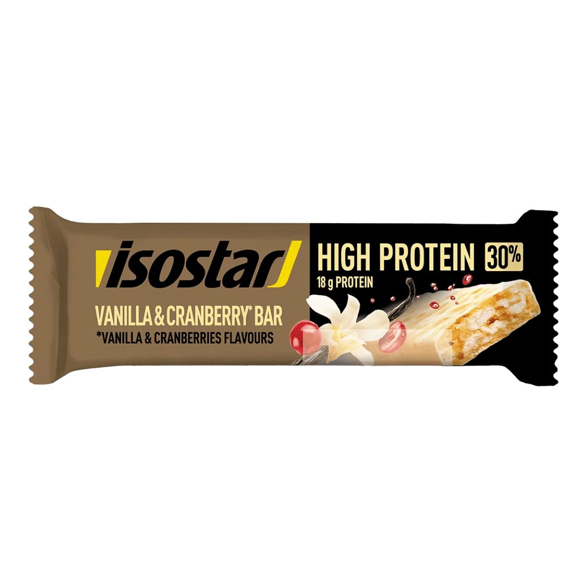 Isostar High Protein Riegel  Vanilla & Cranberry 35 g