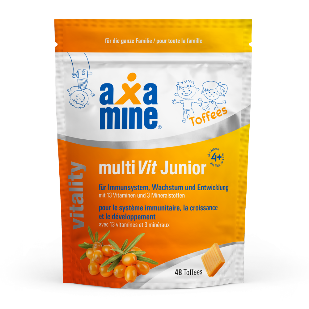 Axamine multiVit Junior Toffees 48 Stk Axamine multiVit Junior Toffees 48 Stk