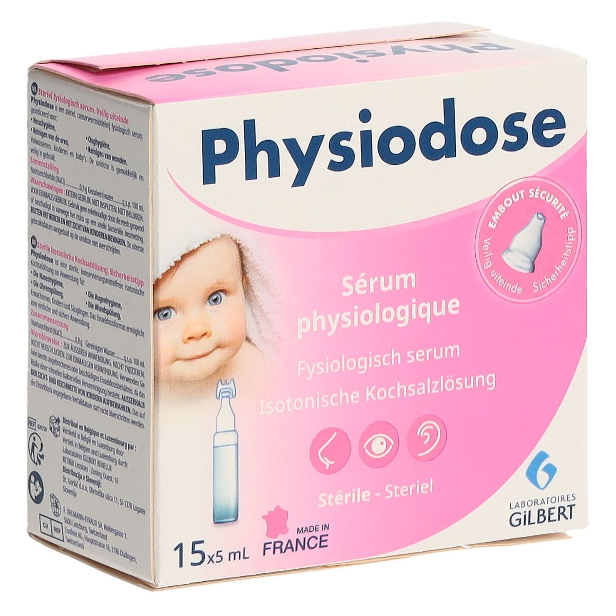 Physiodose physiologische Kochsalzlösung steril 15 x 5 ml