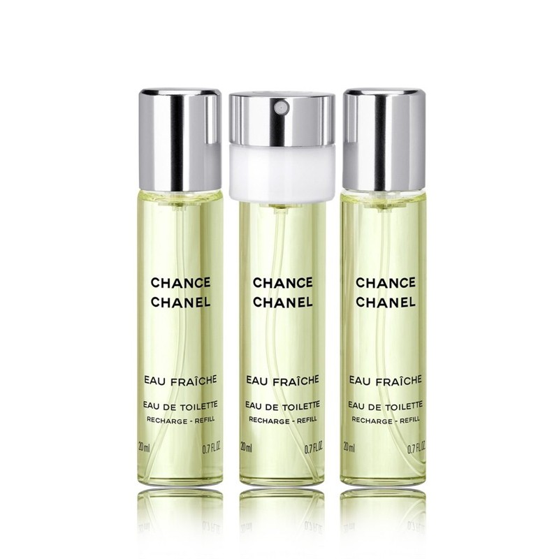 CHANEL Chance eau Fraîche Twist and Spray Refill 3x20 ml CHANEL Chance eau Fraîche Twist and Spray Refill 3x20 ml