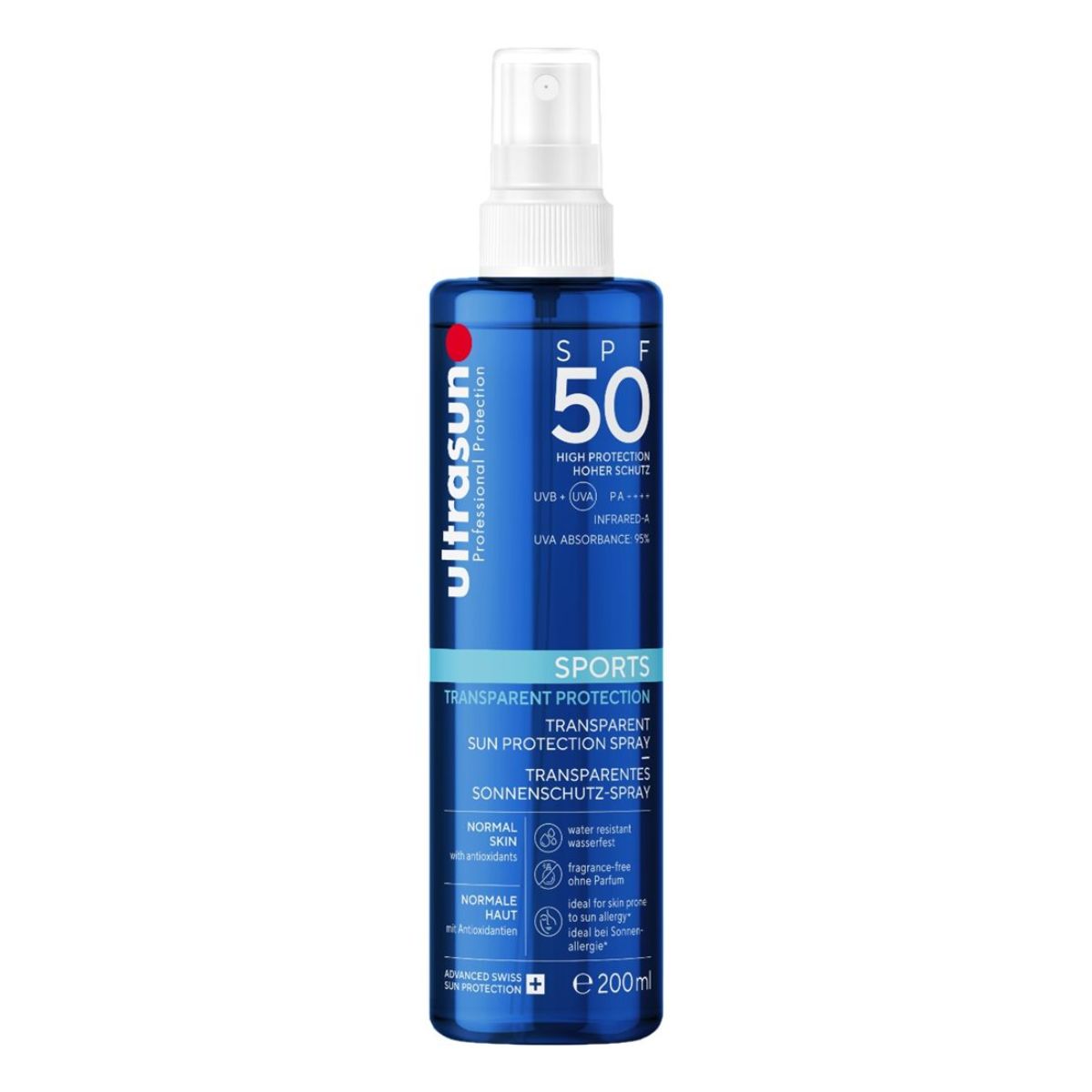 Ultrasun Sports Spray SPF 50 200 ml