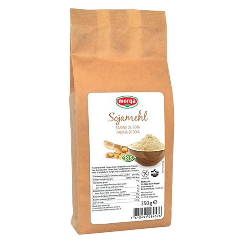 MORGA Sojamehl glutenfrei Bio 350 g MORGA Sojamehl glutenfrei Bio 350 g