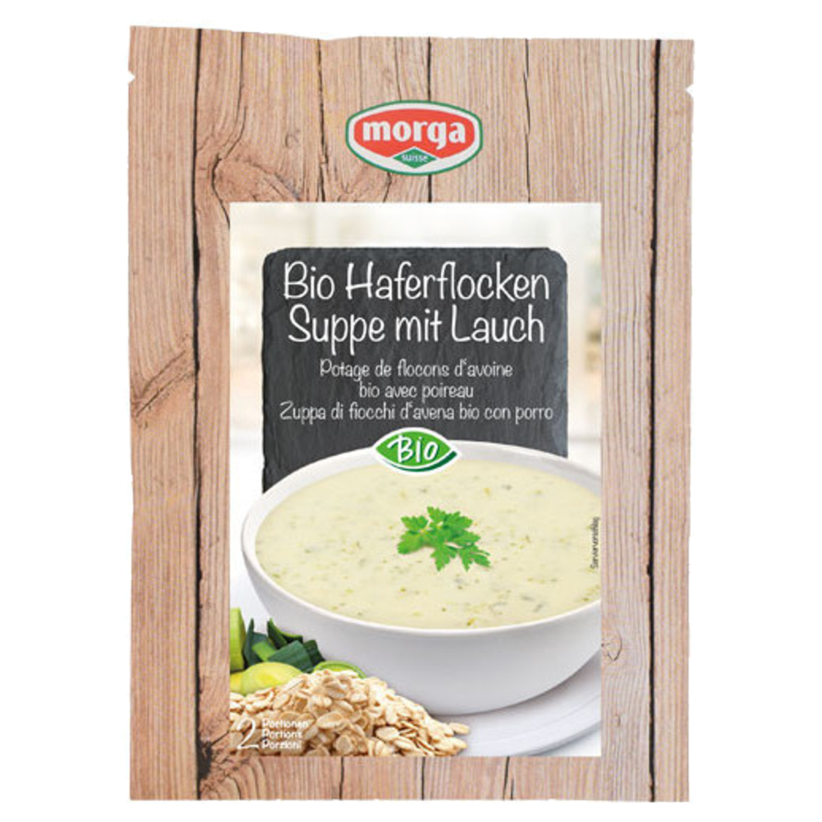 Morga Haferflocken Suppe mit Lauch Bio 45 g