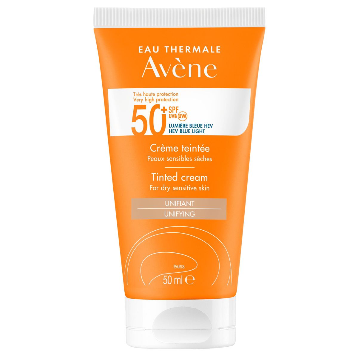 Avène Sun Sonnencreme getönt SPF50+ Tube 50 ml Avène Sun Sonnencreme getönt SPF50+ Tube 50 ml