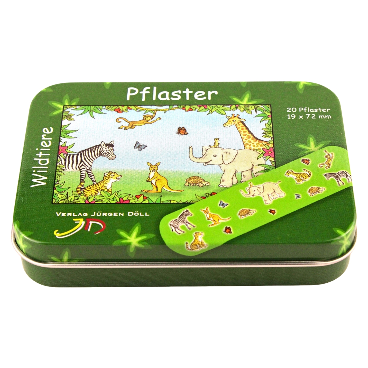 DÖLL Heftpflaster 19x72mm Wildtiere 20 Stück 