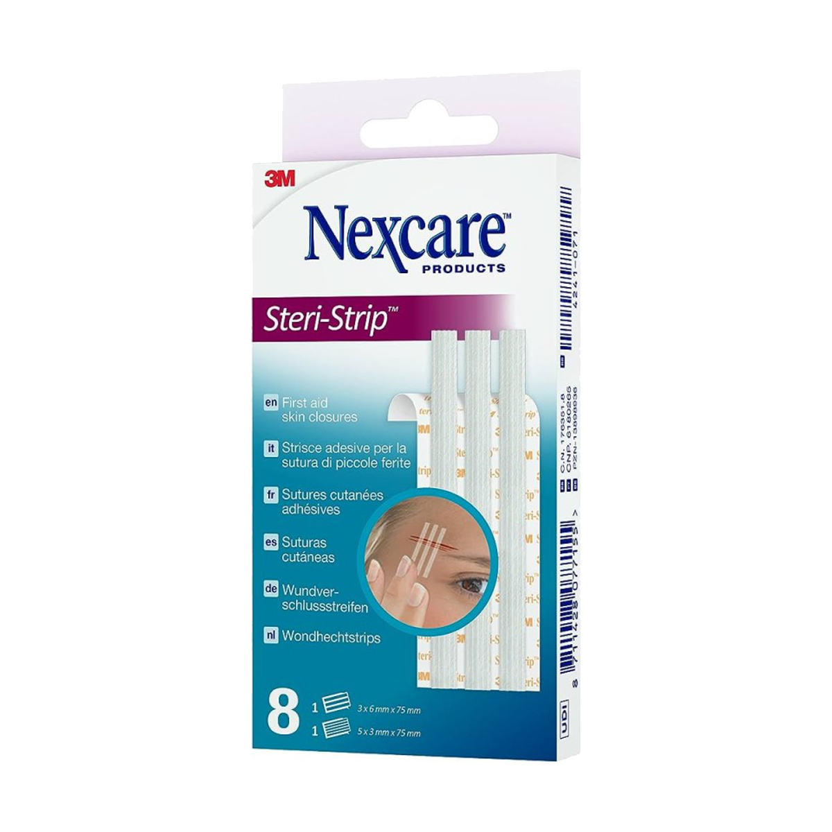 3M NEXCARE Steri Strip weiss 2 Grössen gemischt 8 Stück 3M NEXCARE Steri Strip weiss 2 Grössen gemischt 8 Stück