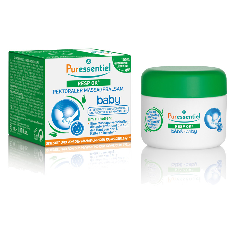 Puressentiel Beruhigender Massagebalsam Baby 3 ätherische Öle 30 ml Puressentiel Beruhigender Massagebalsam Baby 3 ätherische Öle 30 ml