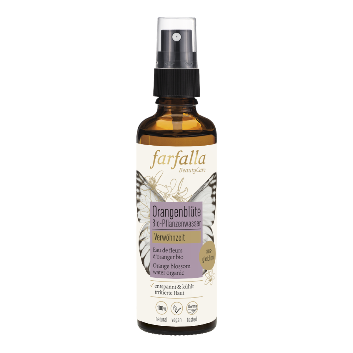 FARFALLA Bio-Pflanzenwasser Orangenblüte Spray 75 ml FARFALLA Bio-Pflanzenwasser Orangenblüte Spray 75 ml