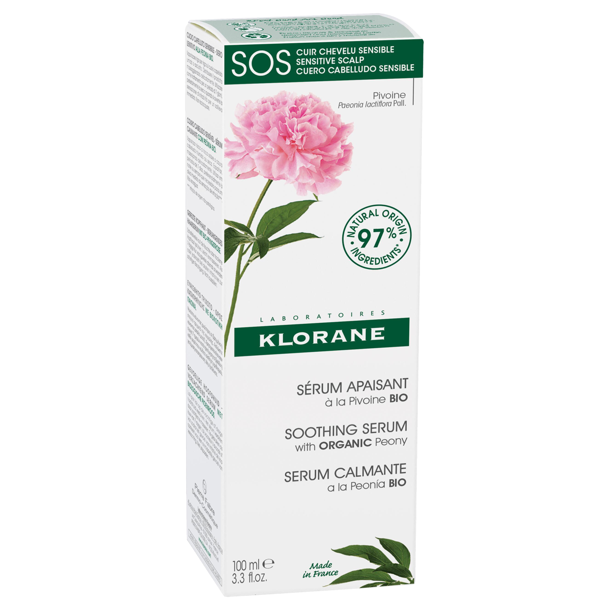 Klorane Pfingstrose Bio Serum Spray 100 ml