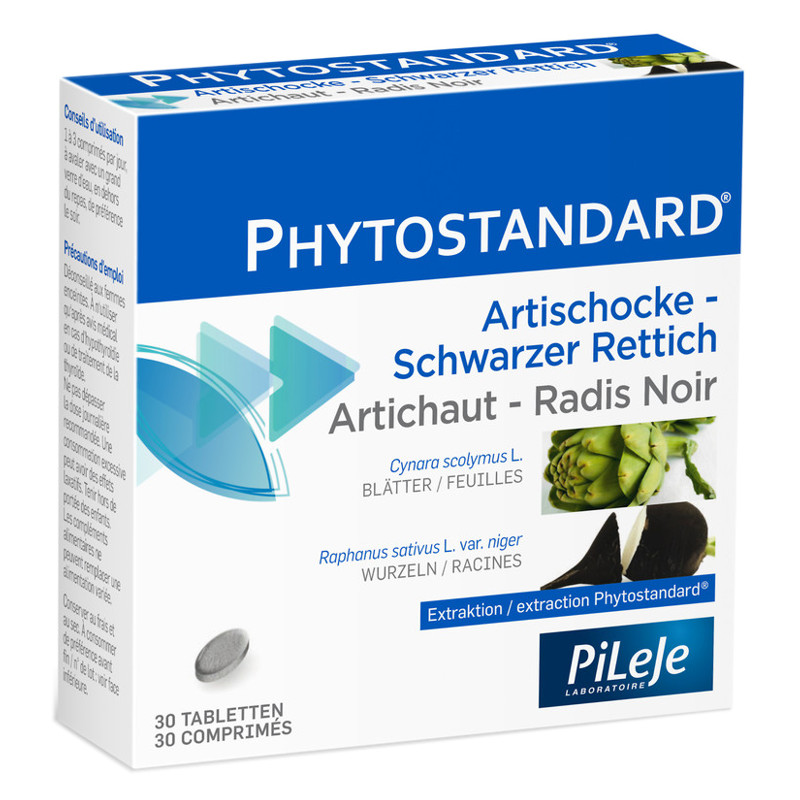 Phytostandard Artischocke-Schwarzer Rettich Tabletten 30 Stück Phytostandard Artischocke-Schwarzer Rettich Tabletten 30 Stück