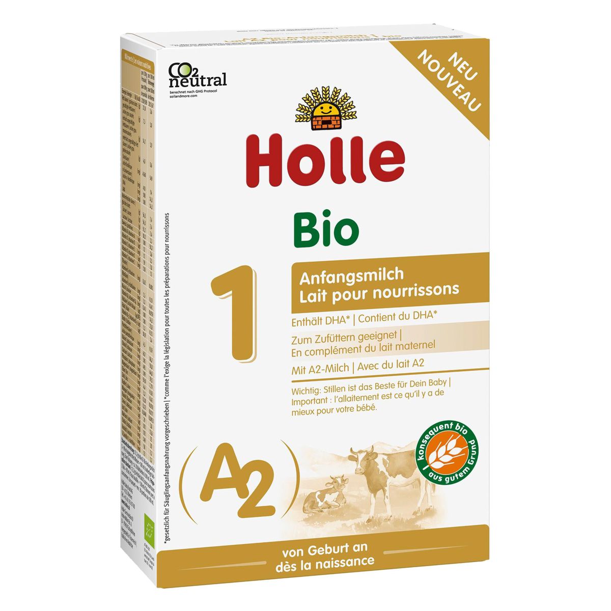 Holle A2 Bio-Anfangsmilch 1 400 g Holle A2 Bio-Anfangsmilch 1 400 g