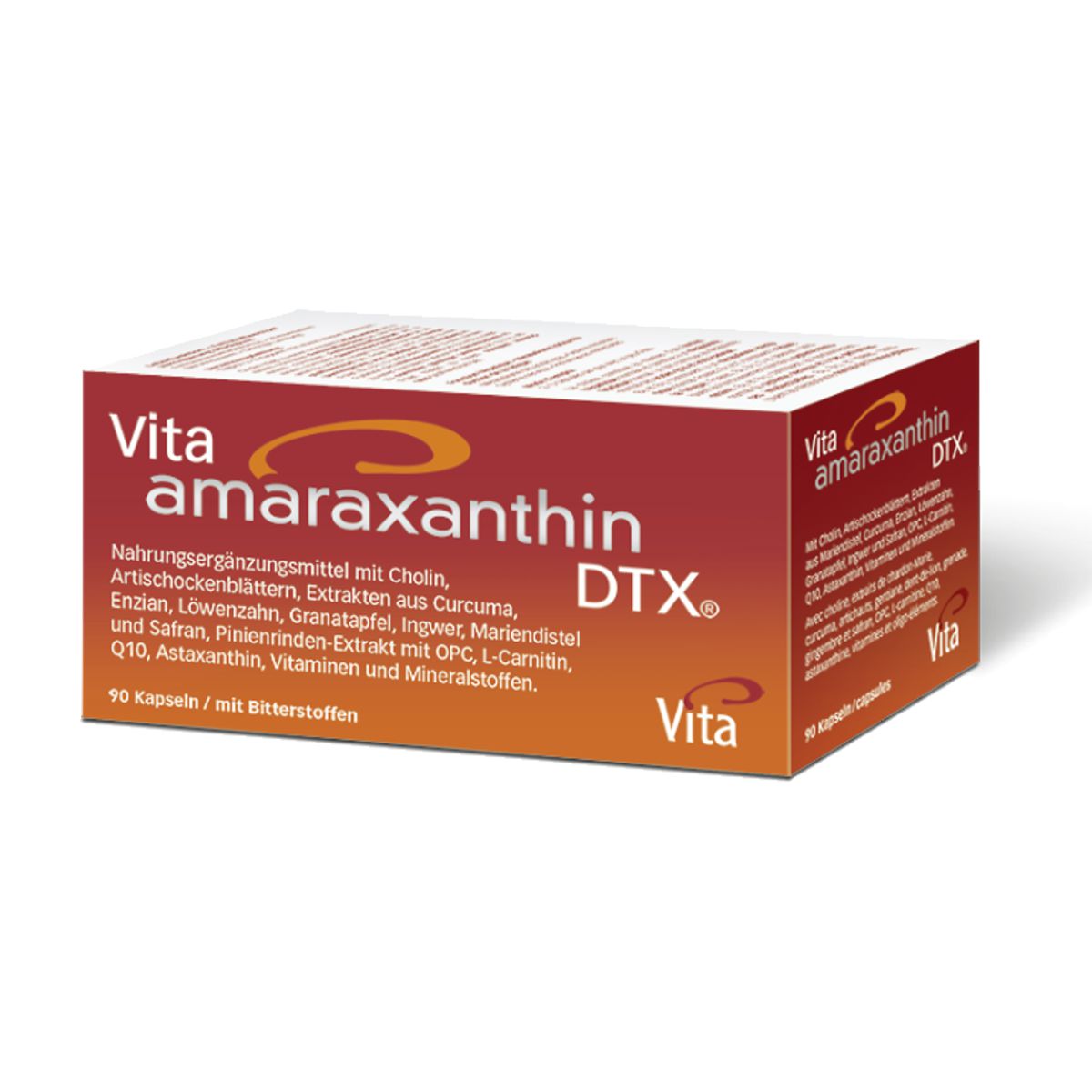 Vita amaraxanthin DTX Kapseln Dose 90 Stück Vita amaraxanthin DTX Kapseln Dose 90 Stück