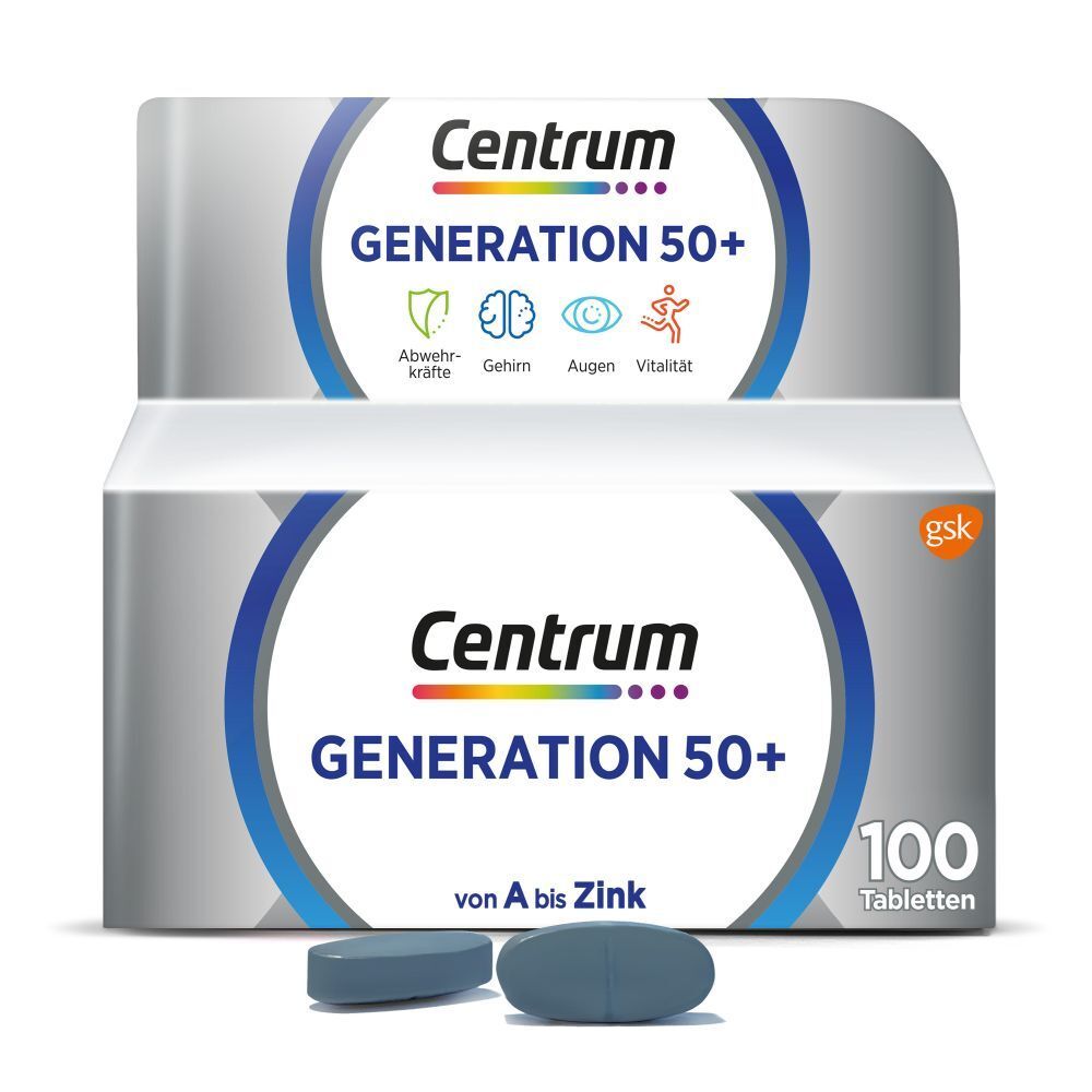 CENTRUM Generation 50+ Tabletten 100 Stück CENTRUM Generation 50+ Tabletten 100 Stück