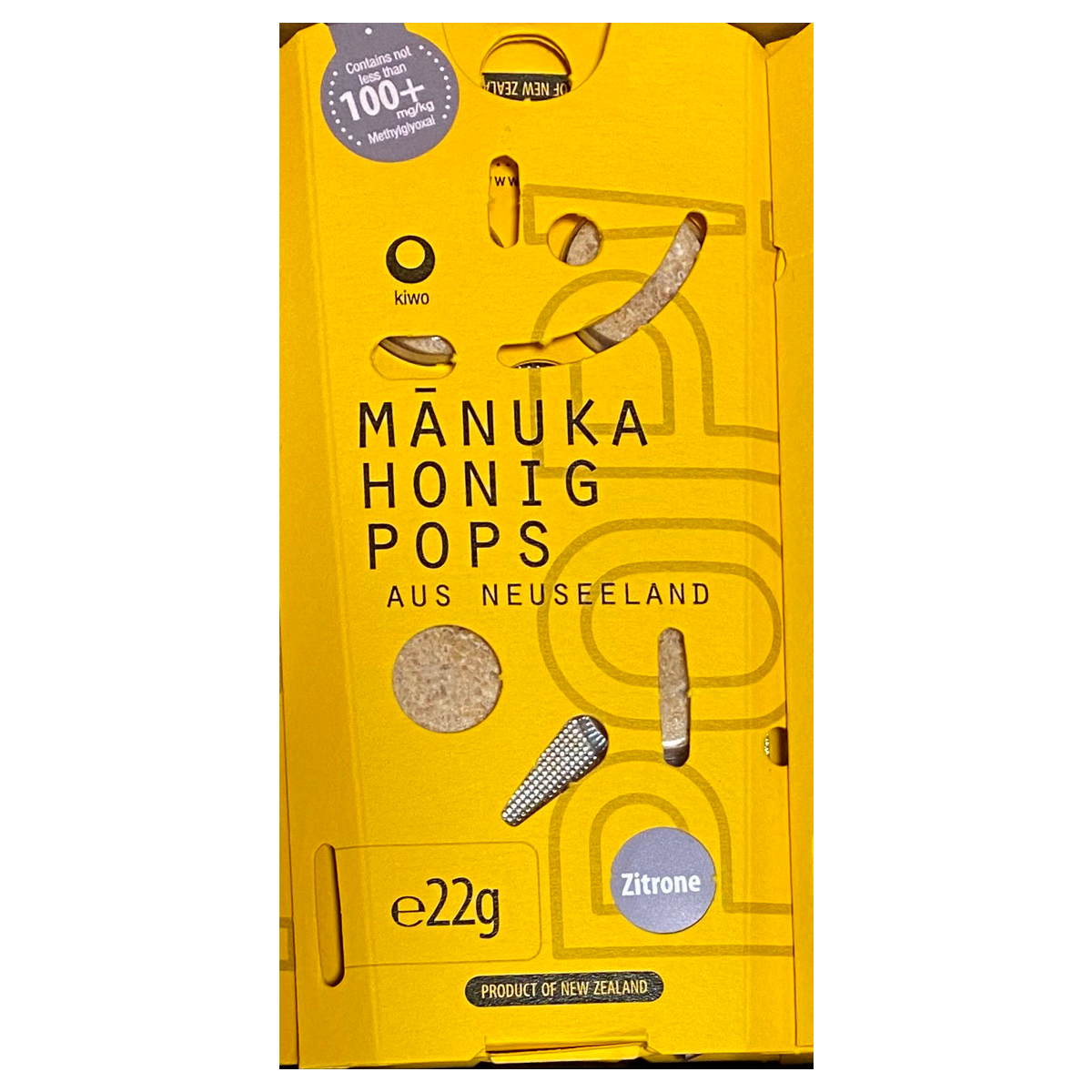Manuka Honig Pops MG100+ 22 g