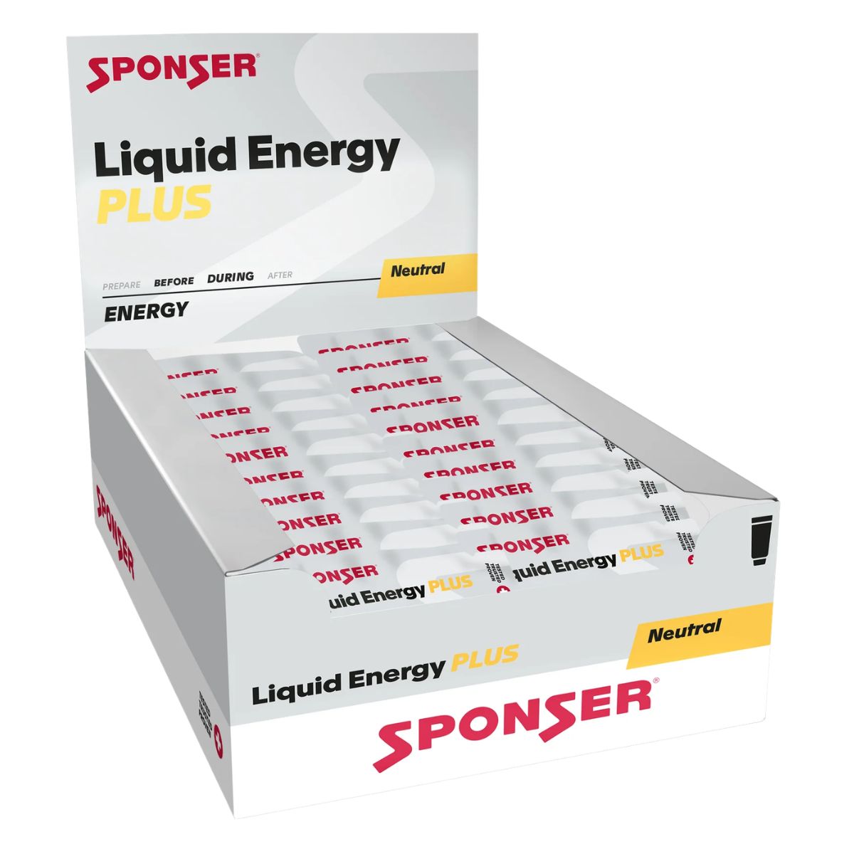 Sponser Display Liquid Energy Plus mit Koffein 40 x 35 g
