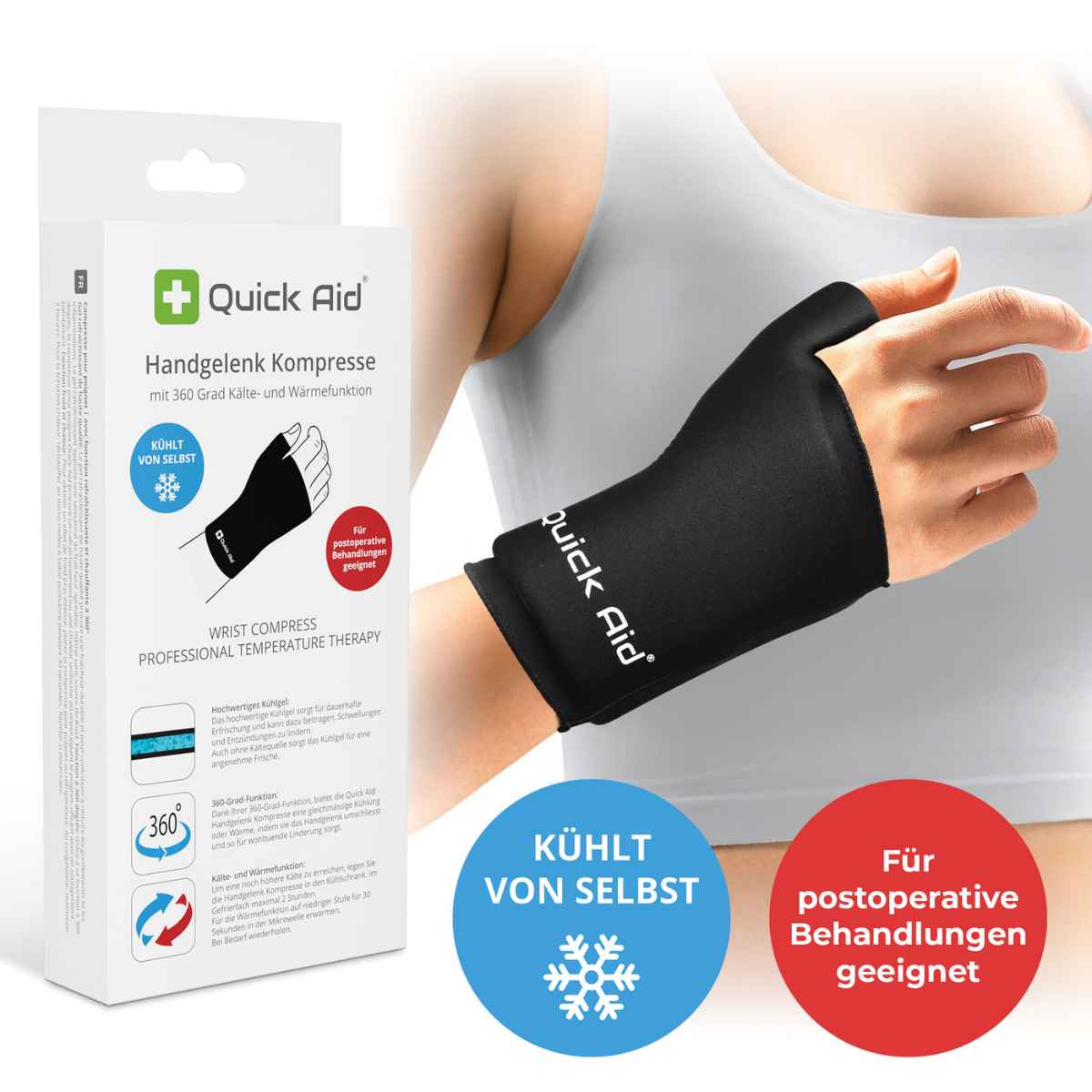QUICK AID Handgelenk Kompresse