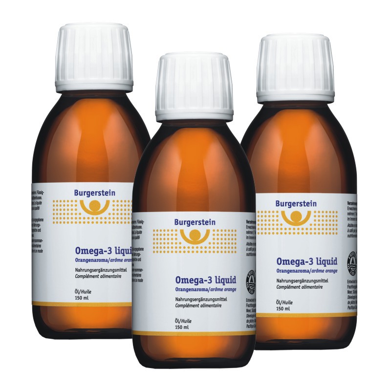 Burgerstein Omega-3 liquid 3x 150 ml Burgerstein Omega-3 liquid 3x 150 ml
