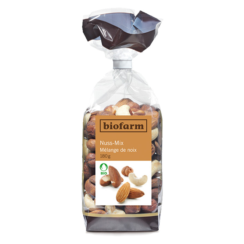 Biofarm Nuss Mix Bio Beutel 180 g Biofarm Nuss Mix Bio Beutel 180 g