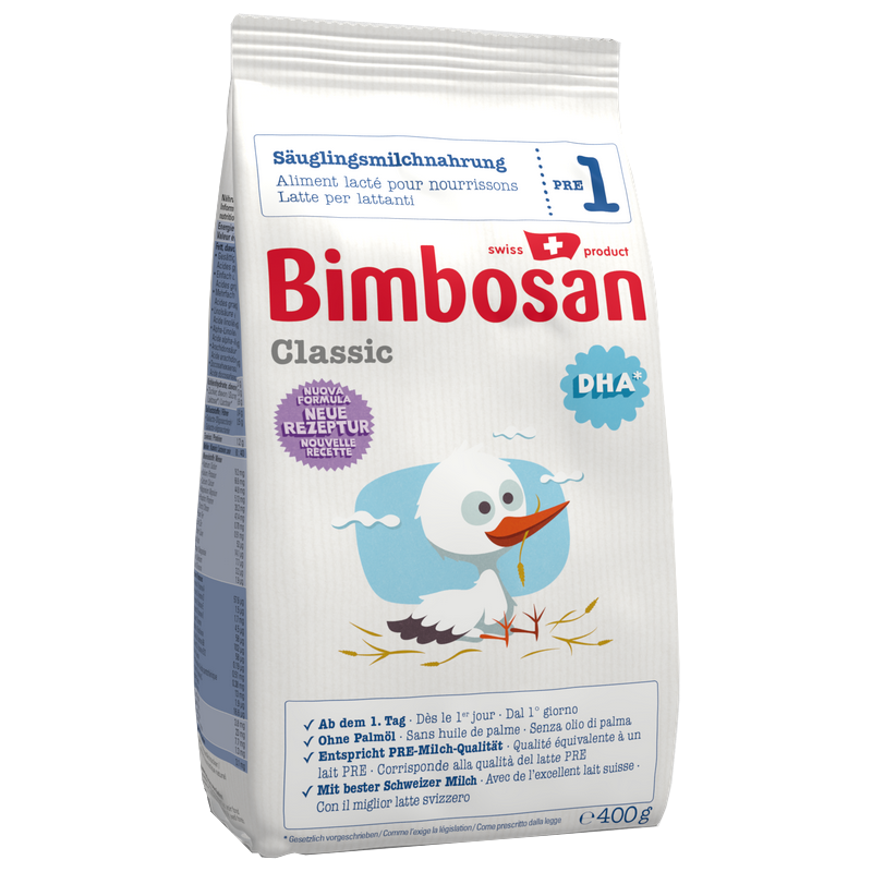 Bimbosan Classic 1 Säuglingsmilch refill 400 g Bimbosan Classic 1 Säuglingsmilch refill 400 g