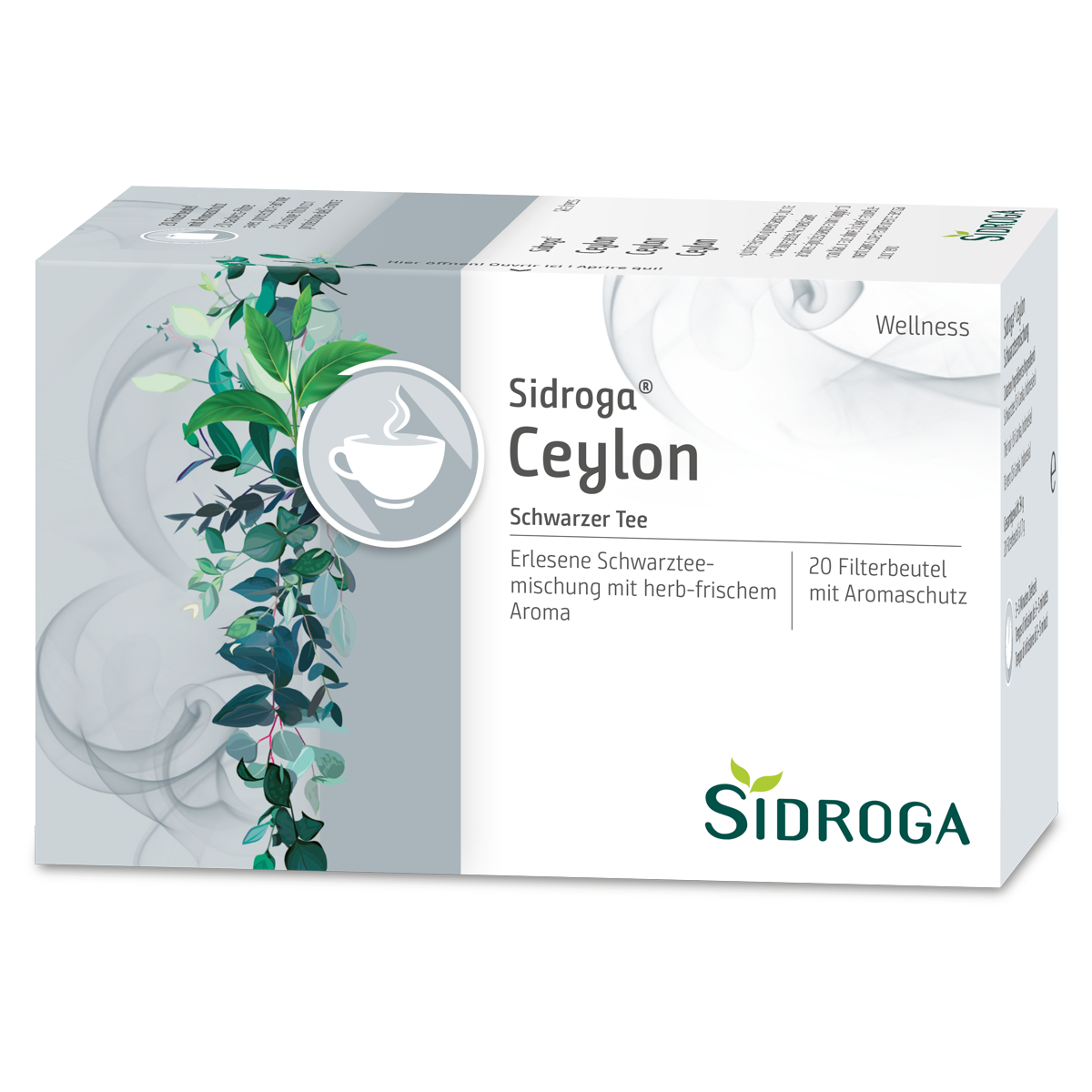 Sidroga Wellness Ceylon Schwarztee 20 Beutel Sidroga Wellness Ceylon Schwarztee 20 Beutel