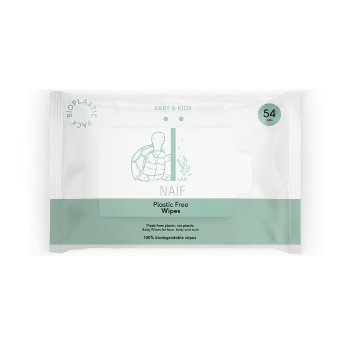 Image of Naif Baby & Kids plastikfreie Feuchttücher 54 Stück