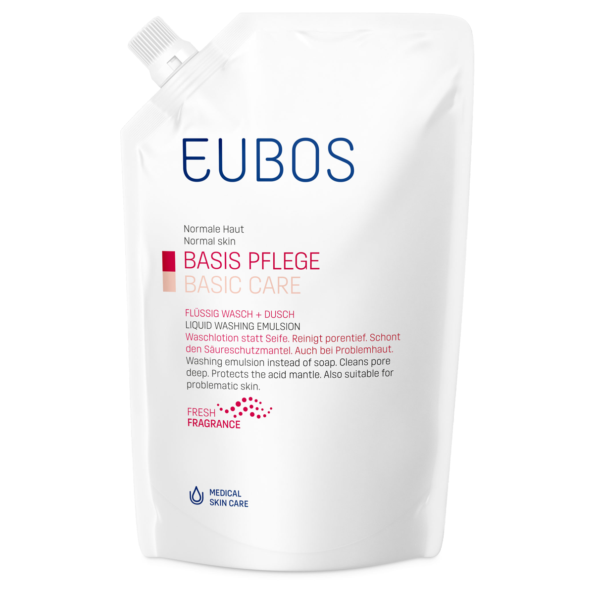 Eubos Seife liquid parfümiert rosa refill 400 ml