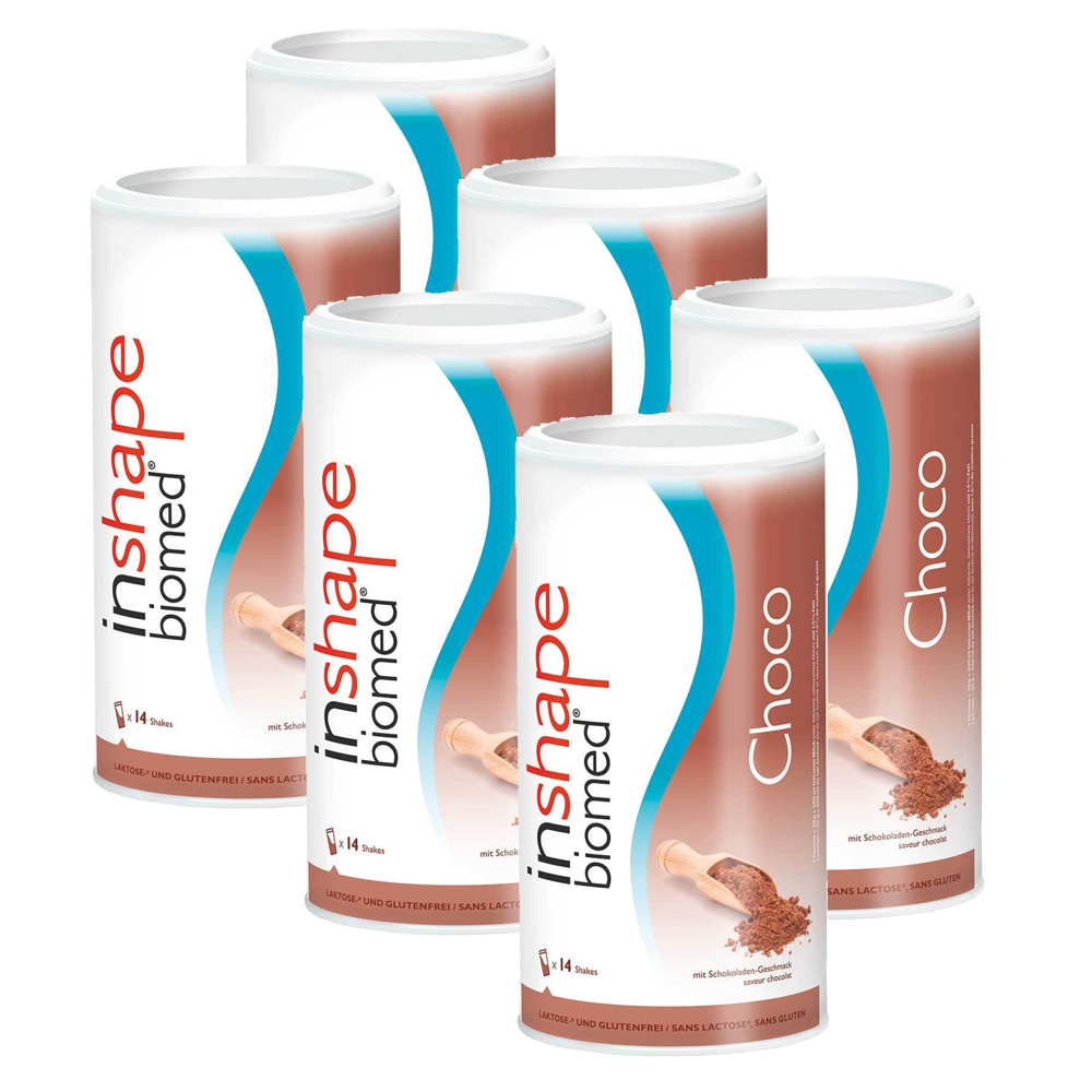 INSHAPE Biomed Pulver Choco 6x 420 g INSHAPE Biomed Pulver Choco 6x 420 g