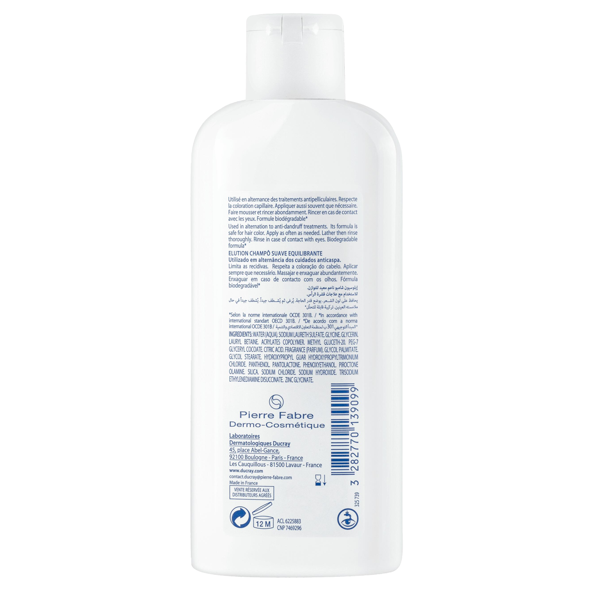 Ducray Elution ausgleichendes Shampoo 200 ml Ducray Elution ausgleichendes Shampoo 200 ml