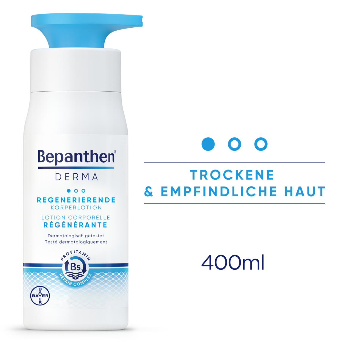 Bepanthen Derma regenerierende Körperlotion 400 ml Bepanthen Derma regenerierende Körperlotion 400 ml