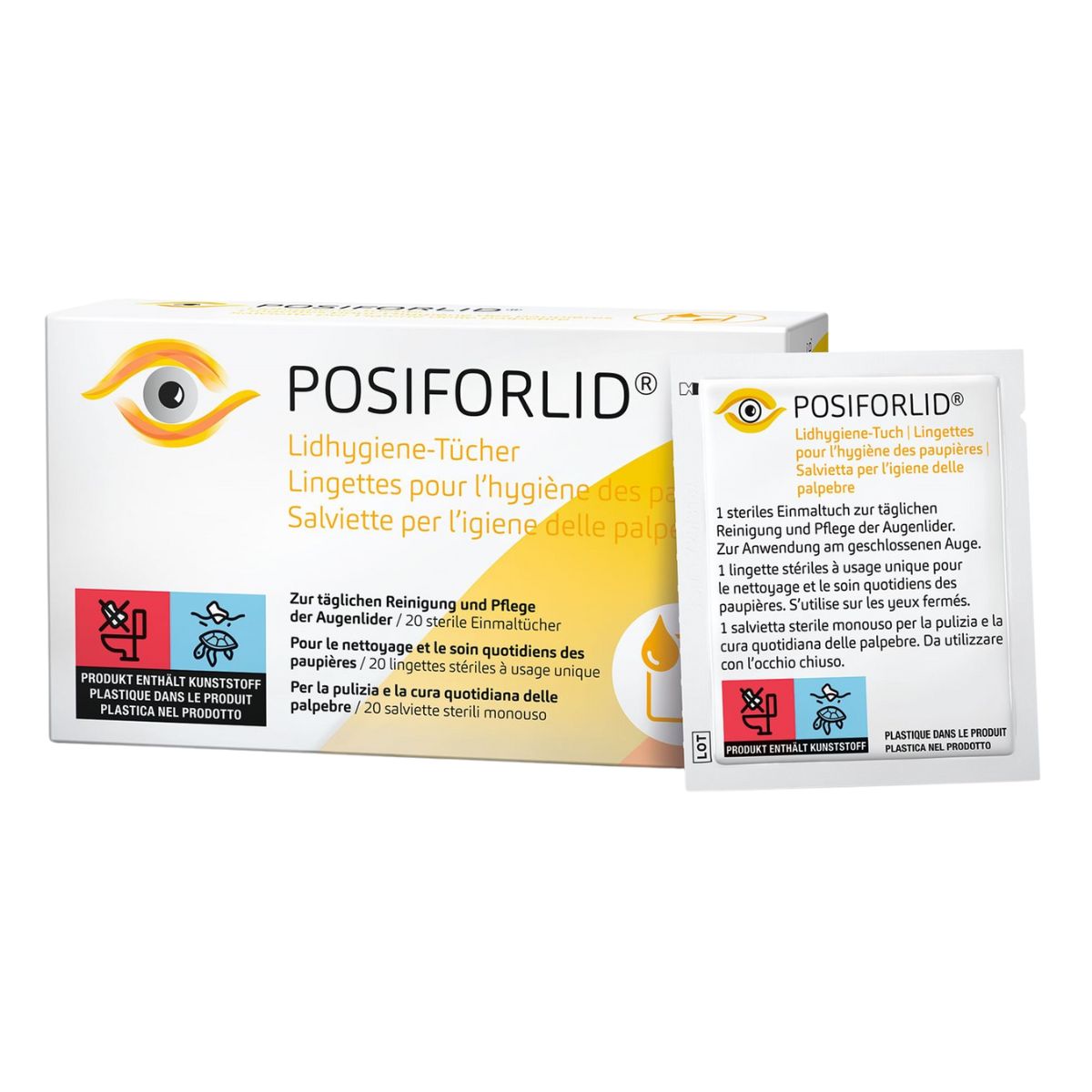 Posiforlid Lidhygiene Tücher 20 Stück