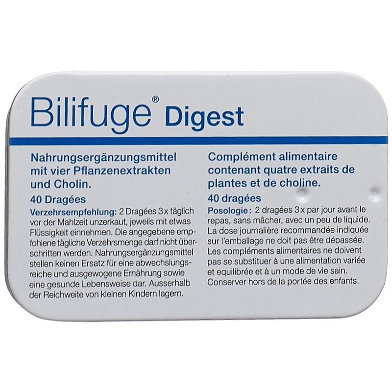 BILIFUGE Digest Dragées 40 Stück BILIFUGE Digest Dragées 40 Stück