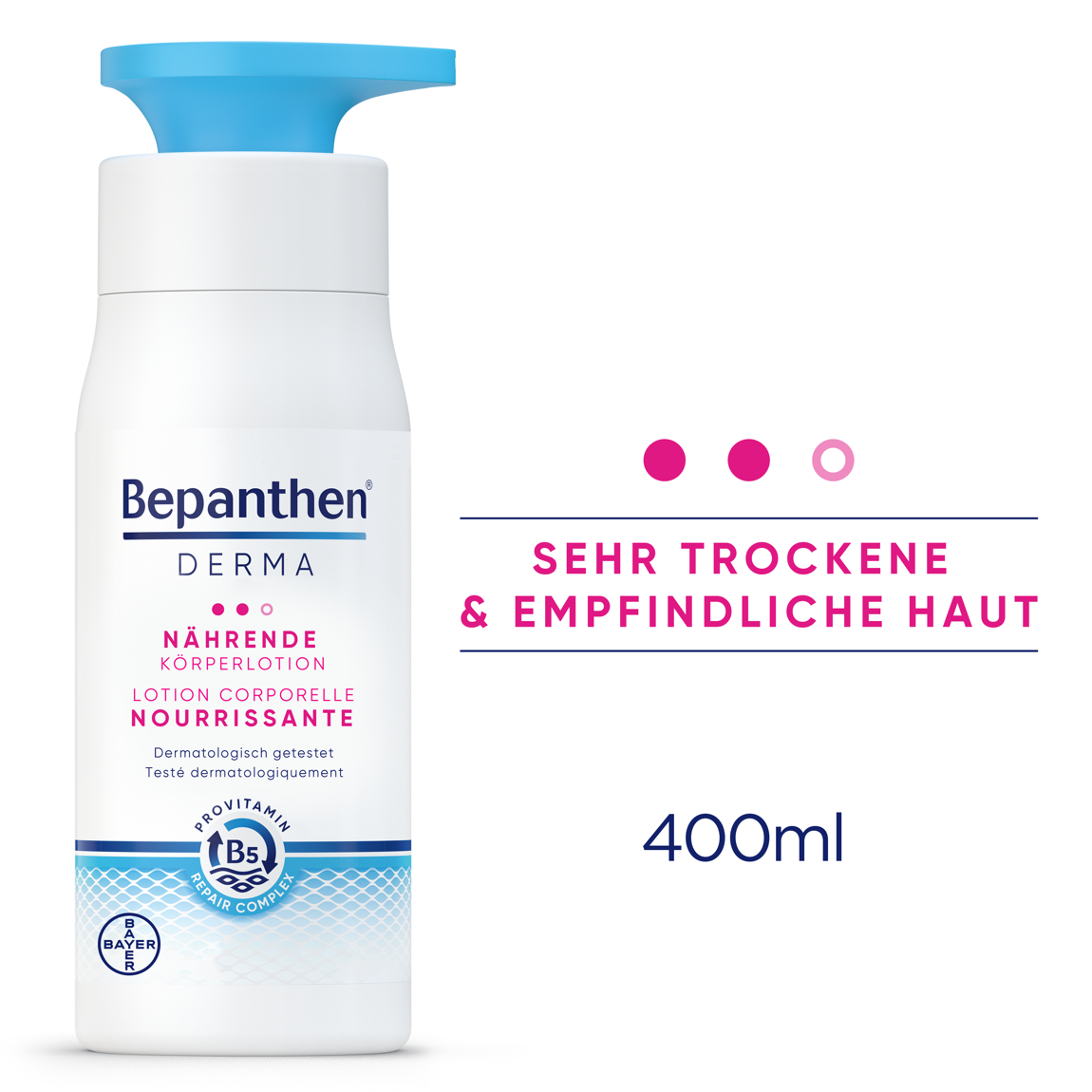 Bepanthen Derma nährende Körperlotion 400 ml Bepanthen Derma nährende Körperlotion 400 ml