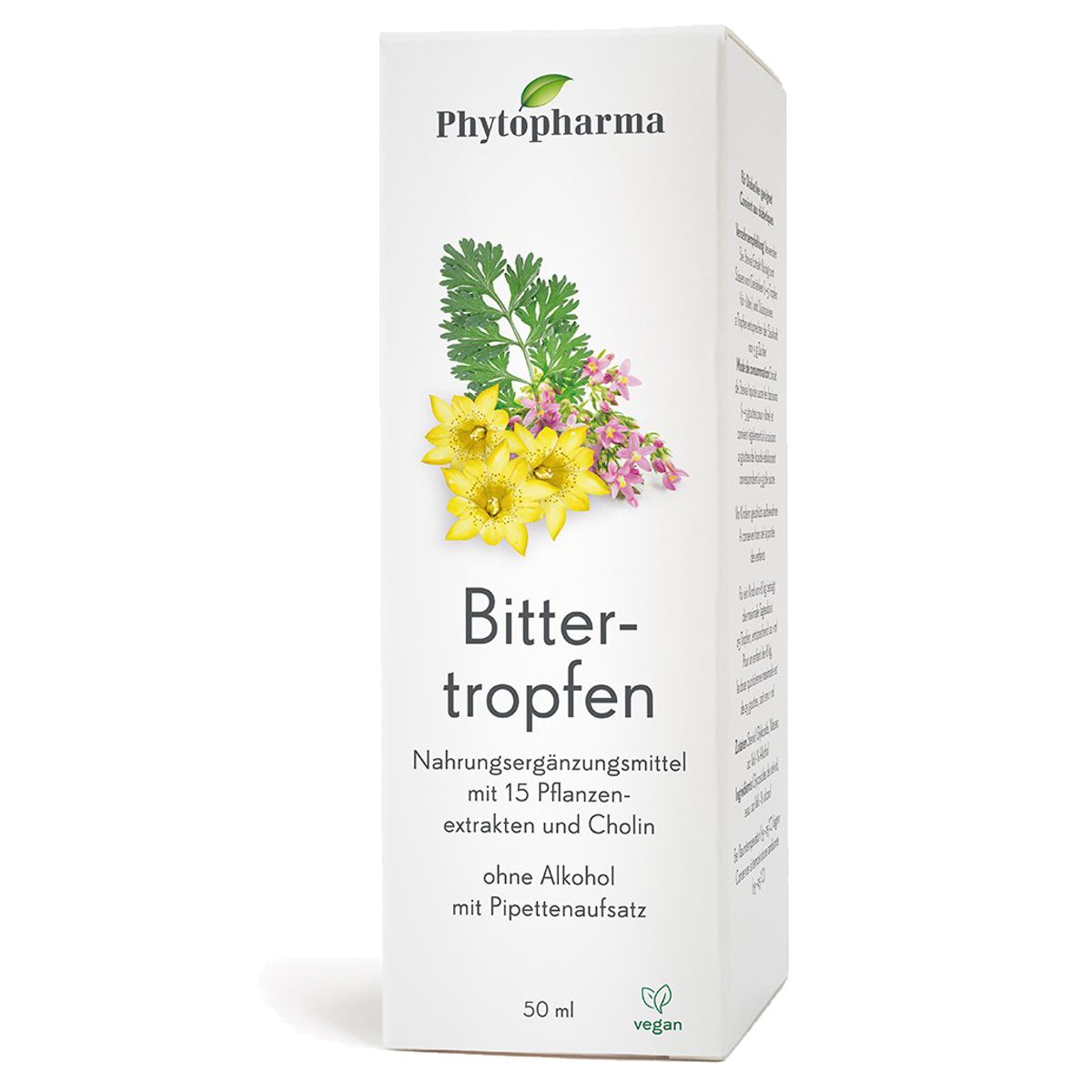 Phytopharma Bitter Tropfen Glasflasche 50 ml Phytopharma Bitter Tropfen Glasflasche 50 ml