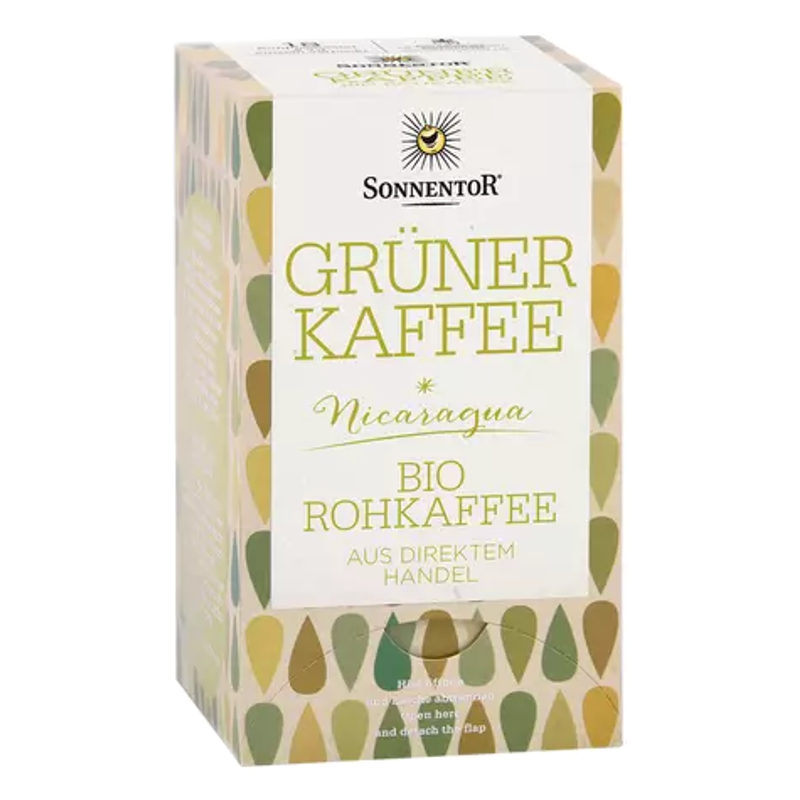 SONNENTOR Grüner Kaffee Beutel 18 Stück SONNENTOR Grüner Kaffee Beutel 18 Stück