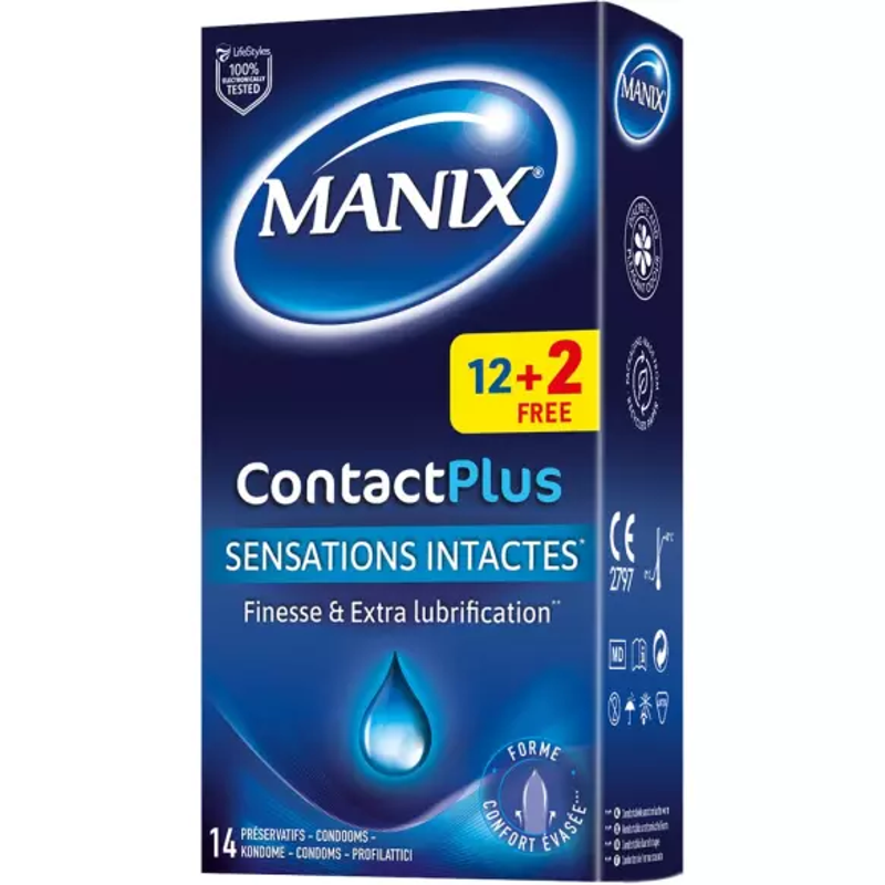 Manix Contact Plus 14 Kondome