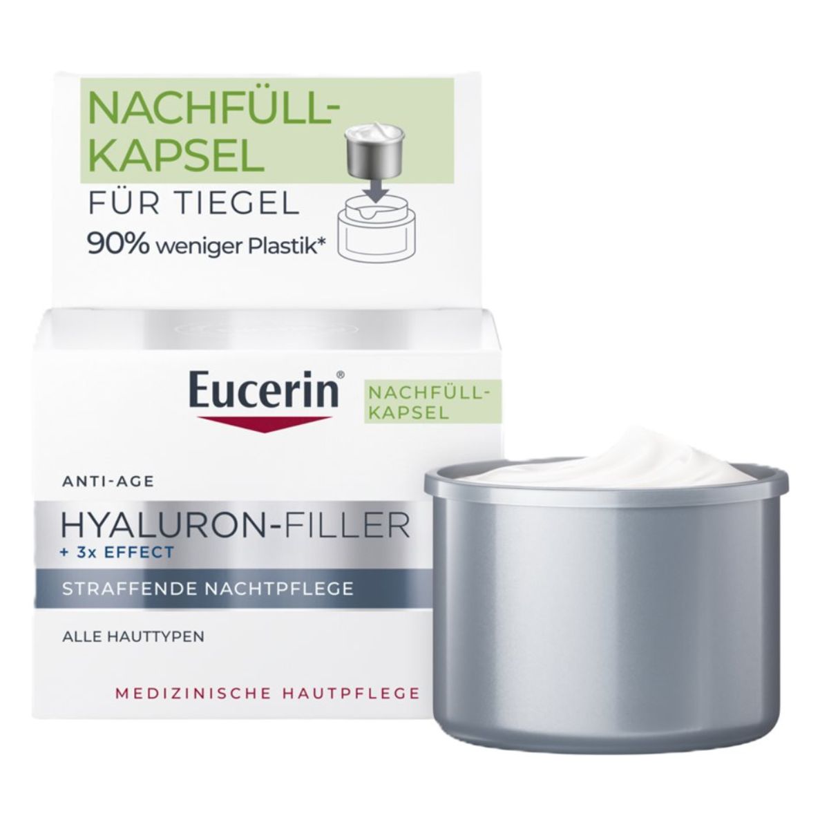 Image of Eucerin Hyaluron-Filler Nachtpflege Refill 50 ml