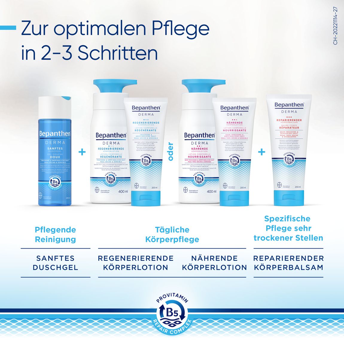 Bepanthen Derma regenerierende Körperlotion Nachfüllbeutel 400 ml Bepanthen Derma regenerierende Körperlotion Nachfüllbeutel 400 ml