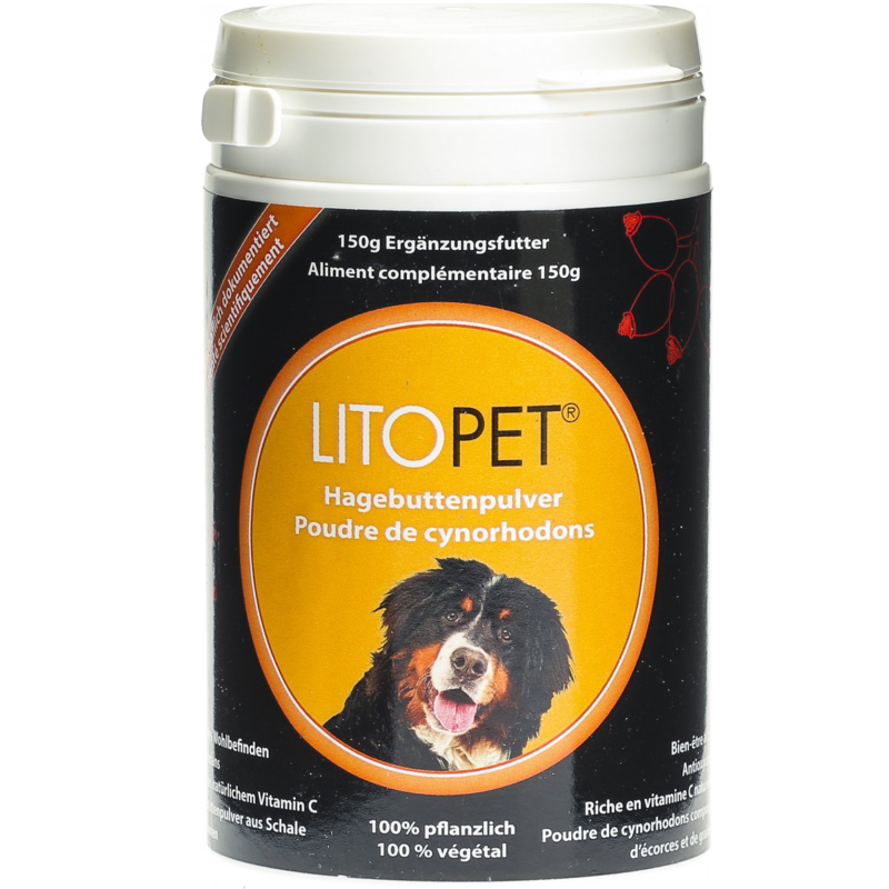 LitoPet orig dänische Hagebutte für Hunde 150g