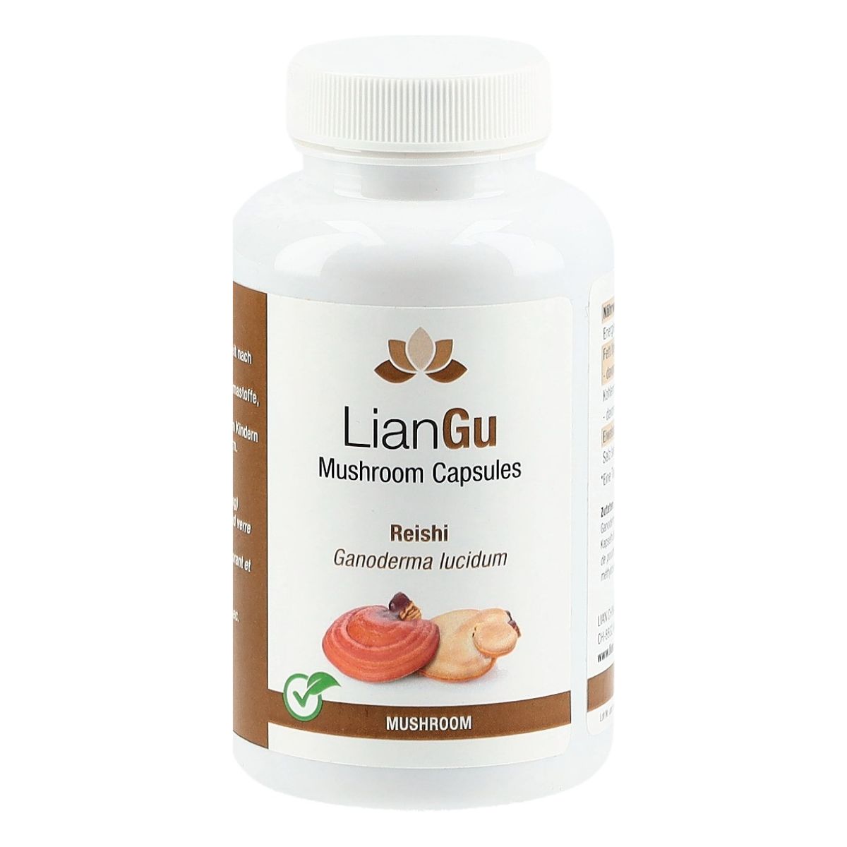 LianGu Reishi Mushrooms Kapseln 60 Stück