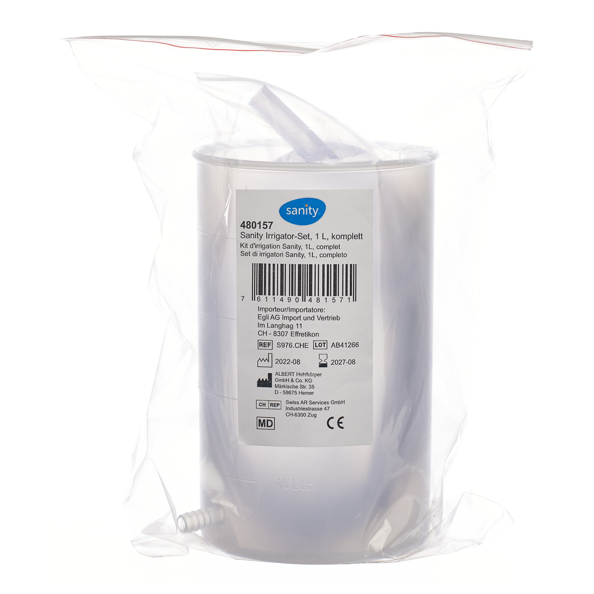 SANITY Irrigator Set komplett 1L Btl SANITY Irrigator Set komplett 1L Btl