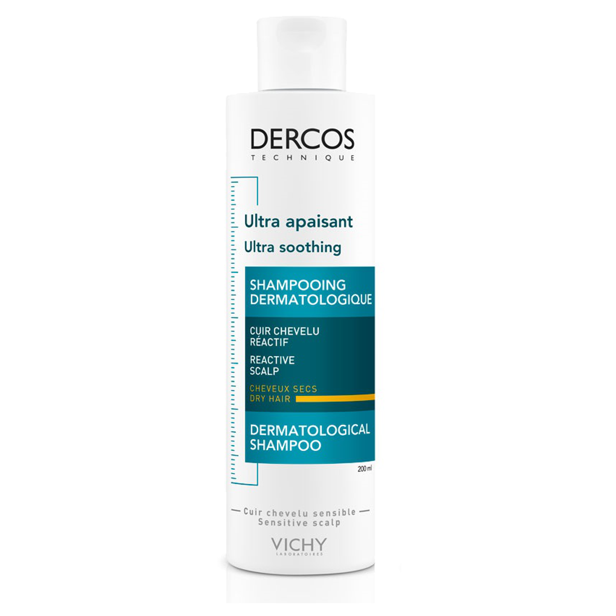 Vichy Dercos Shampoo Ultra-sensitiv trockene Kopfhaut 200 ml Vichy Dercos Shampoo Ultra-sensitiv trockene Kopfhaut 200 ml