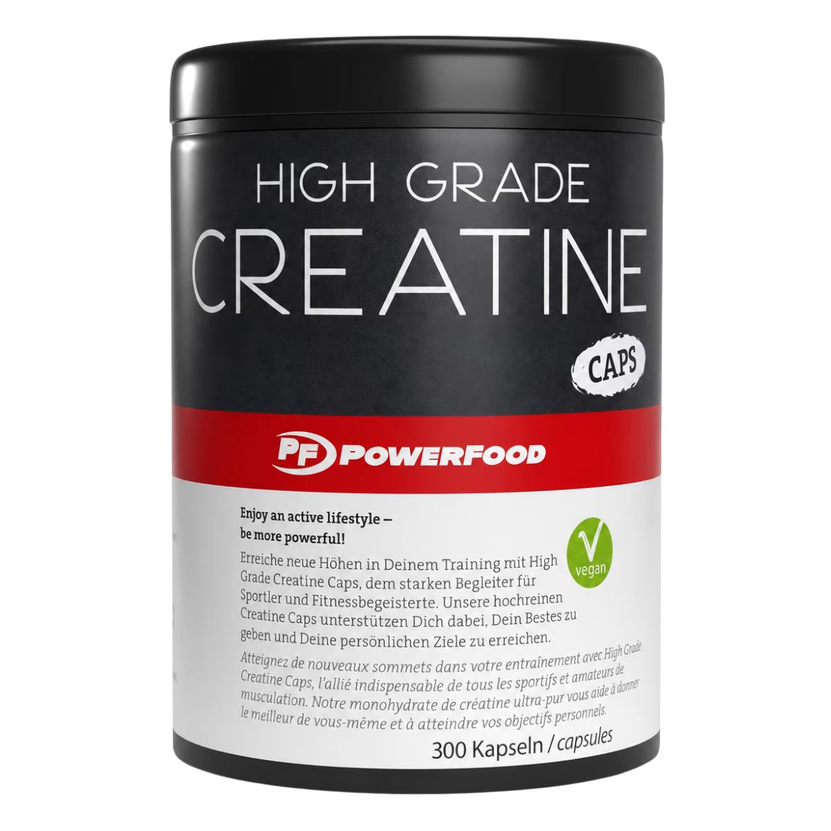 Powerfood High Grade Creatine Kapseln 300 Stück