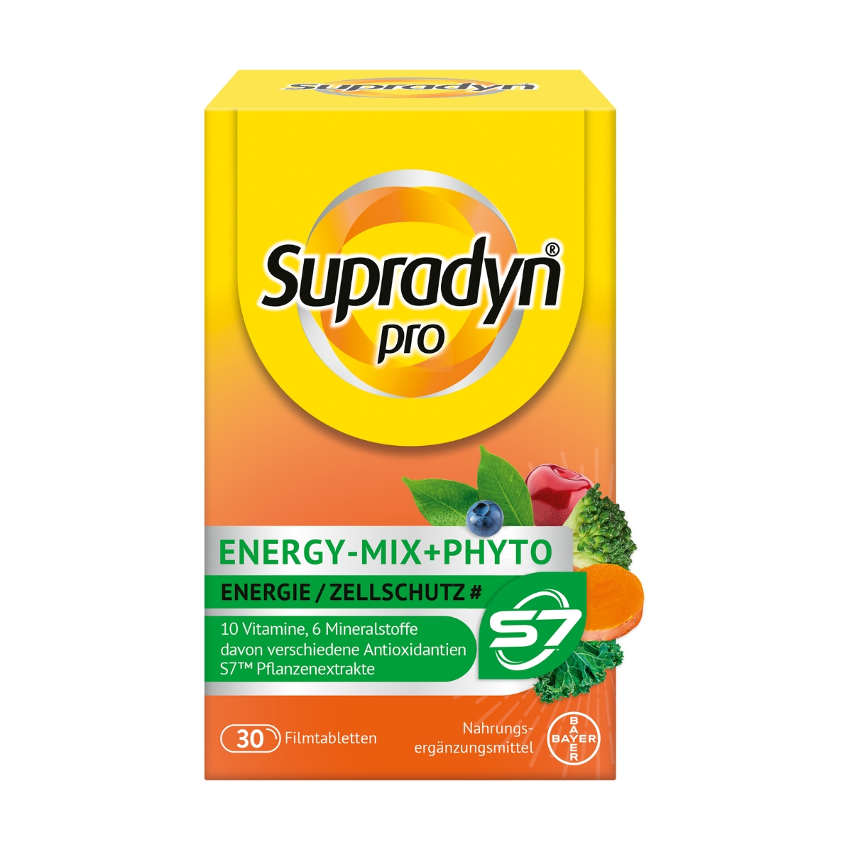Supradyn pro energy-complex Phyto comprimés pelliculés 30 pièces Supradyn pro energy-complex Phyto comprimés pelliculés 30 pièces
