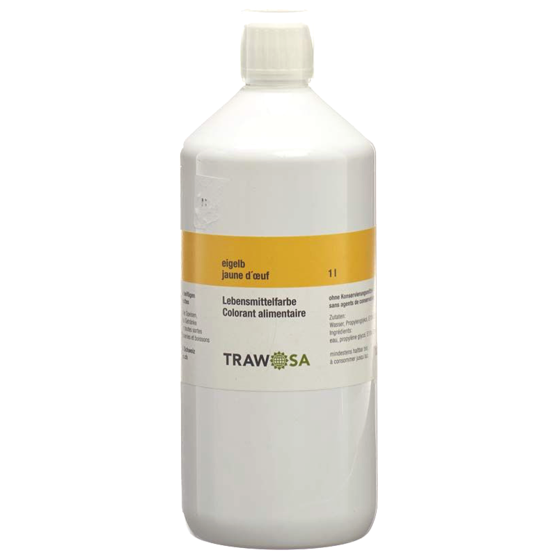 TRAWOSA Lebensmittelfarbstoff eigelb 1000 ml TRAWOSA Lebensmittelfarbstoff eigelb 1000 ml