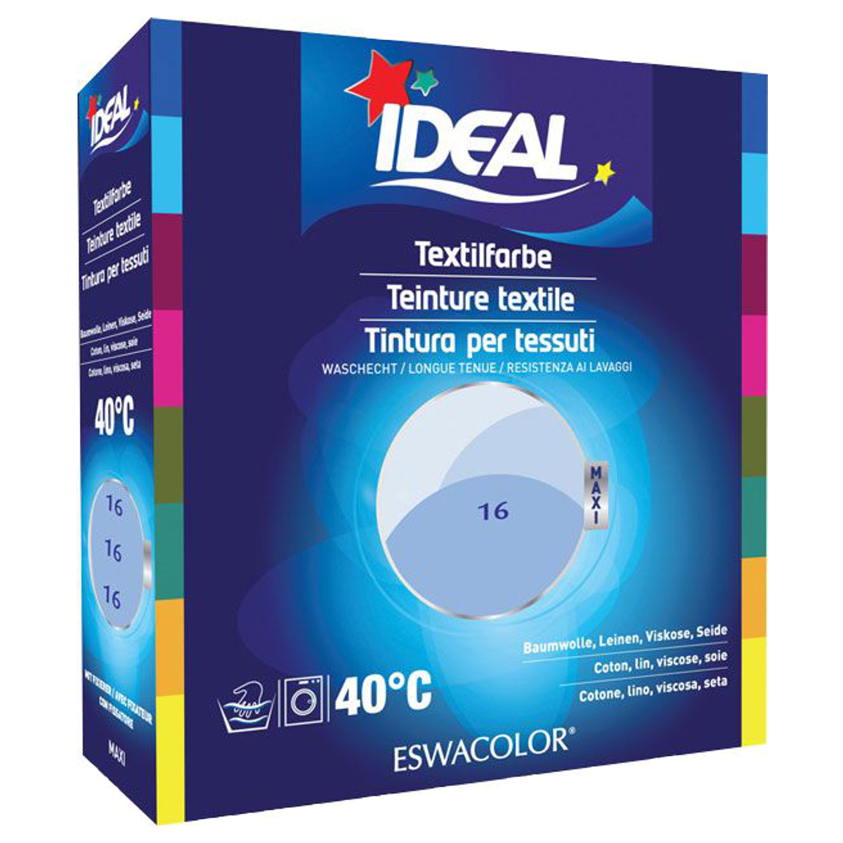 IDEAL MAXI Baumwolle Color No16 himmelblau