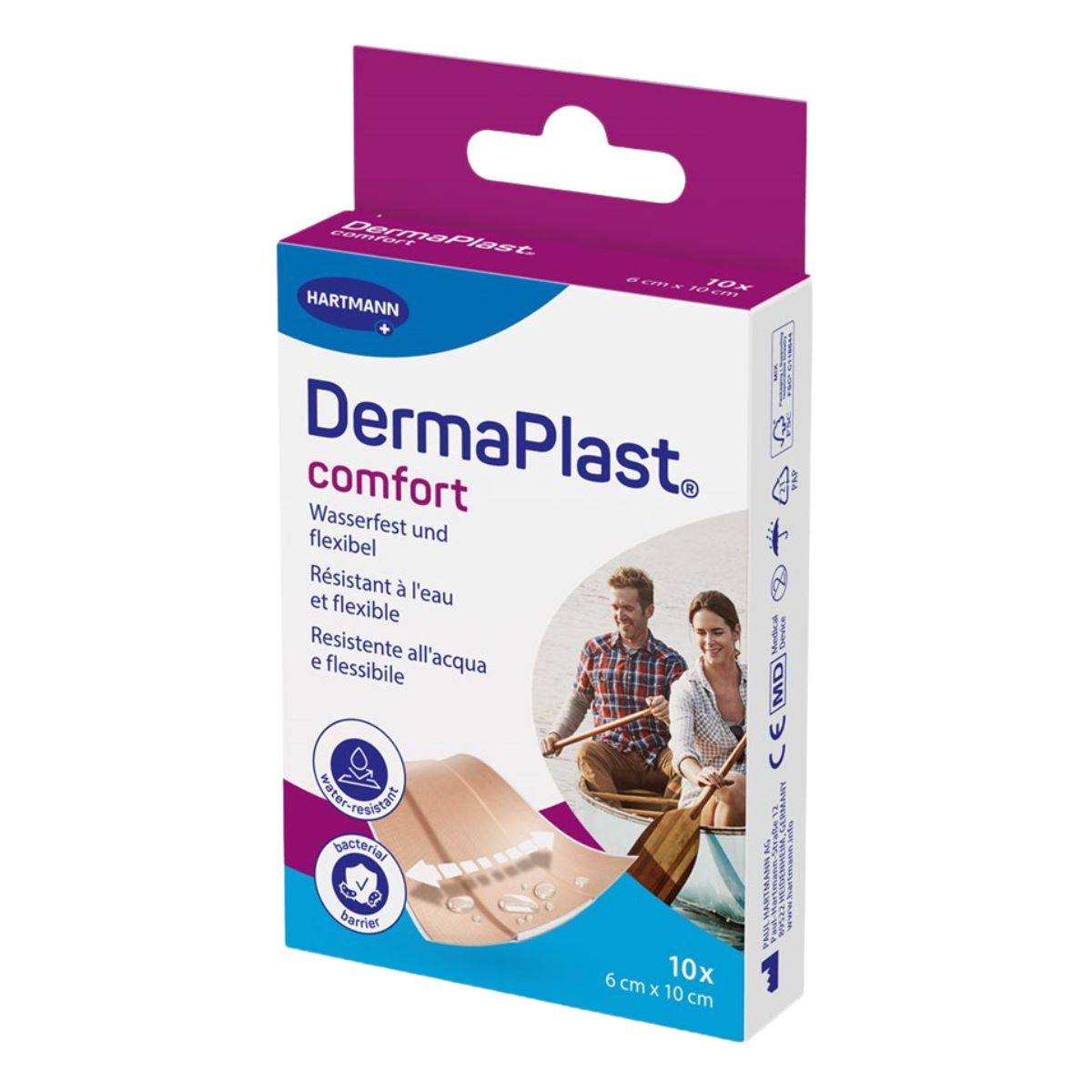 Image of Dermaplast Comfort Schnellverband 6 cm x 10 cm 10 Stk