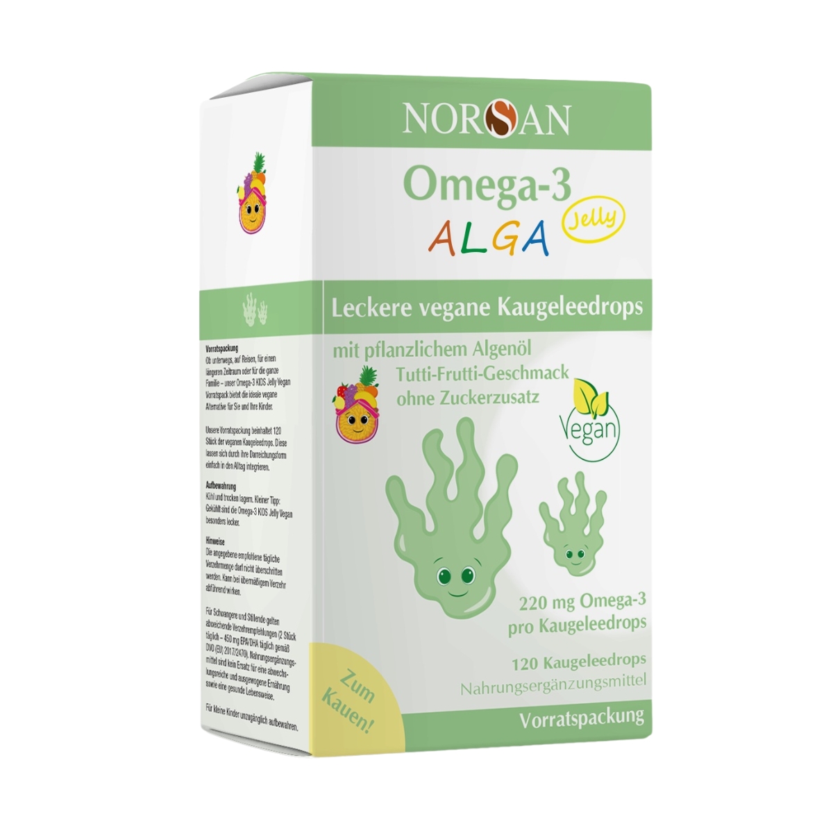 Norsan Omega-3 Alga Jelly 120 Stück Norsan Omega-3 Alga Jelly 120 Stück