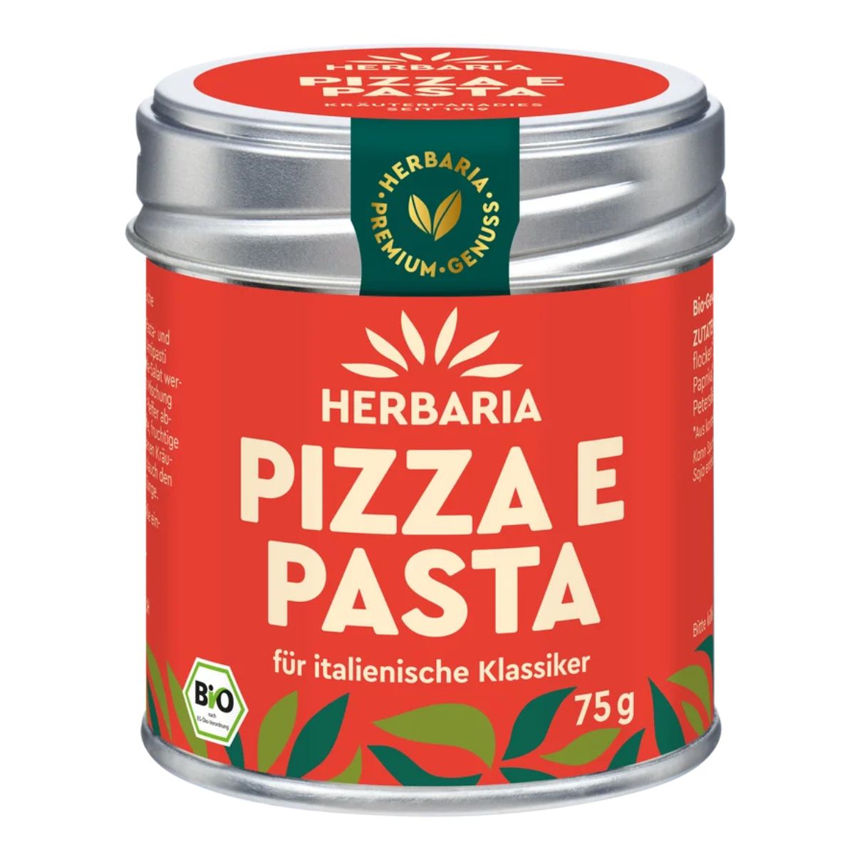 Herbaria Pizza et Pâtes Bio 75 g