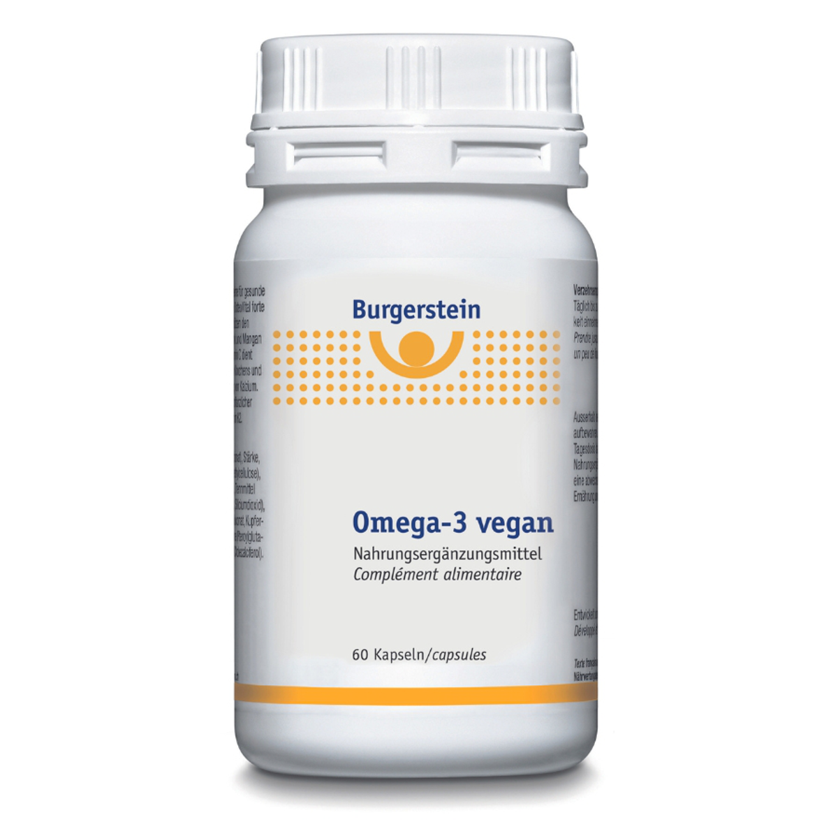 BURGERSTEIN Omega-3 Kapseln vegan 60 Stück BURGERSTEIN Omega-3 Kapseln vegan 60 Stück